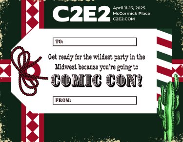 C2E2 Holiday Voucher