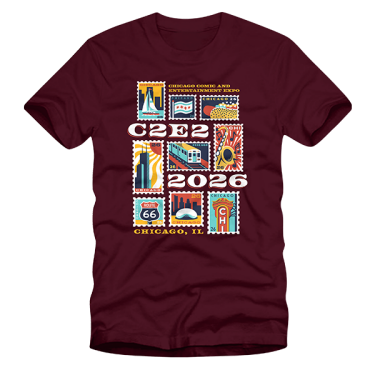 Chicago Stamps T-Shirt